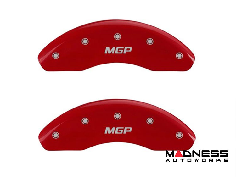 smart fortwo Front Caliper Covers - 451 model - Red - MGP